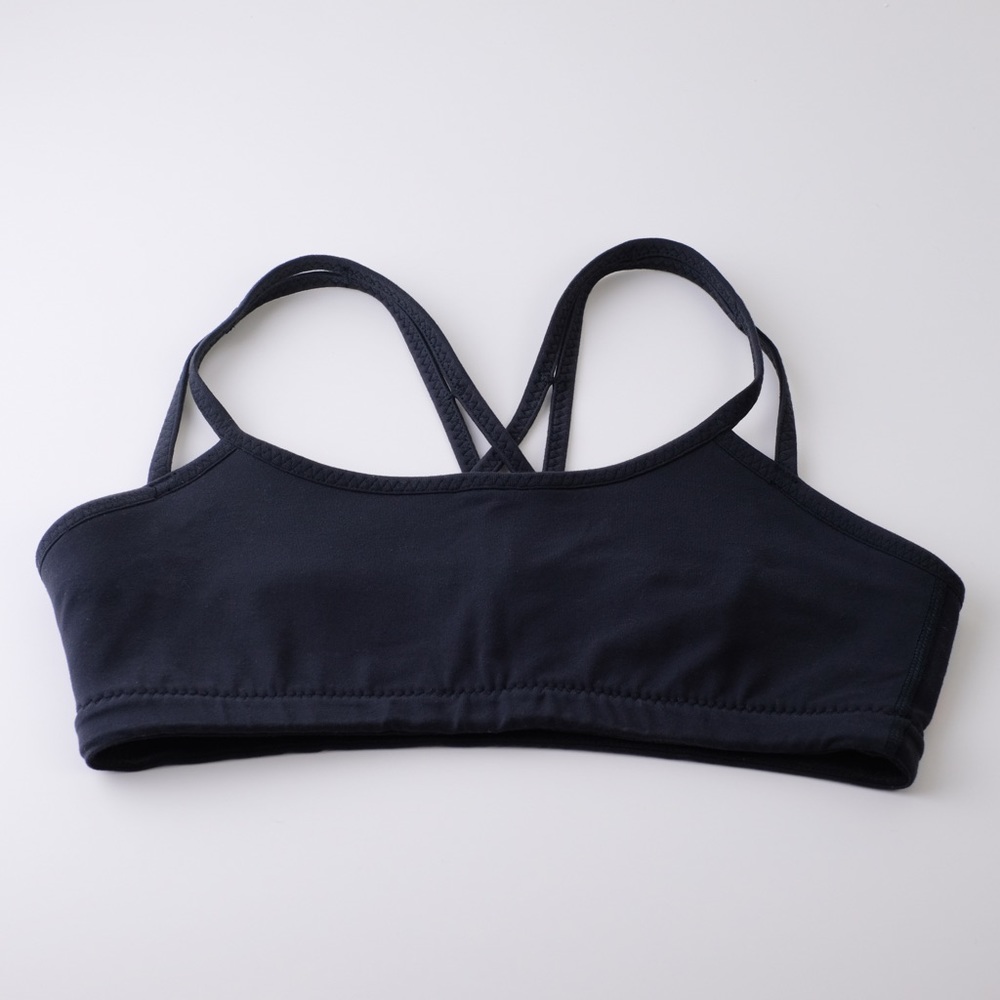 EUC Lucy Crossed Multistrap Blk Zenergy Sports Bra